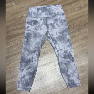 Lululemon Athletica Wunder Train High-Rise 25-inch Gray Leggings Starpitch Grey